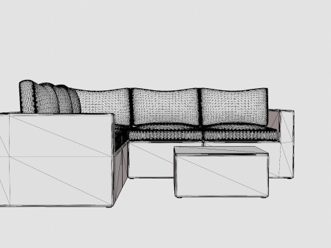 Minnesota sofa set Modelo 3D
