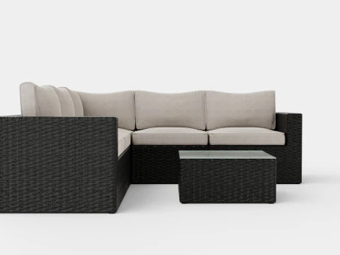 Minnesota sofa set 3D Model