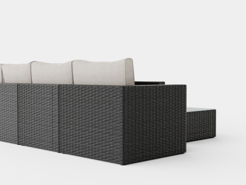 Minnesota sofa set Model 3D