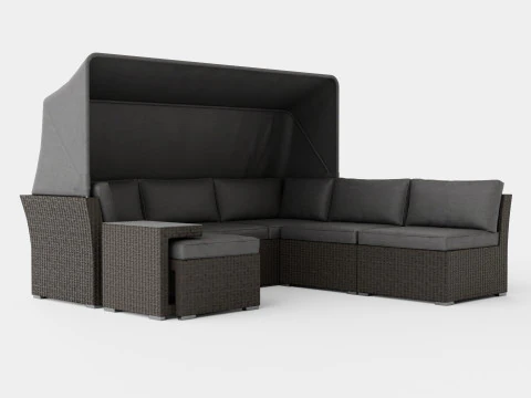 Minnesota sofa set 3D Model