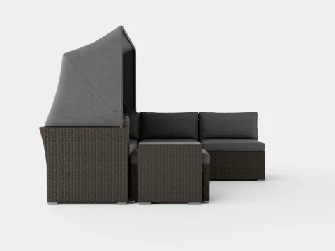 Minnesota sofa set 3D Model