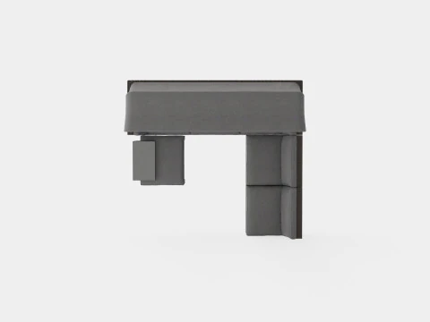 Minnesota sofa set 3D Model