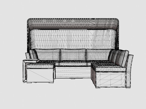Minnesota sofa set 3D Modell