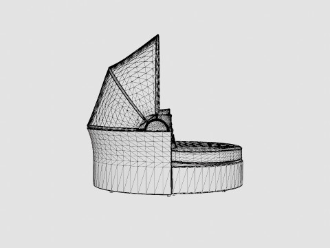 Minnesota lounge bed 3D 모델