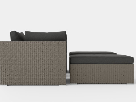 Chicago sofa set 3D Model