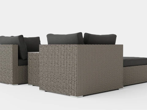 シカゴソファセット 3Dモデル