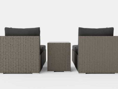 Chicago sofa set 3D Model