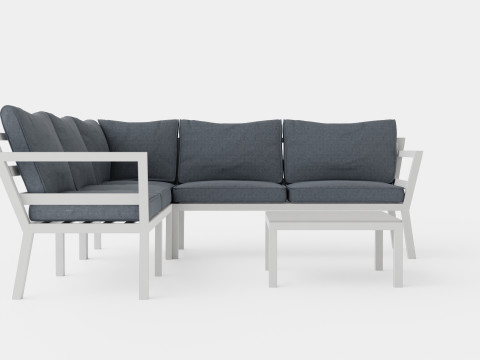 Gothenburg sofa set 3D-Modell