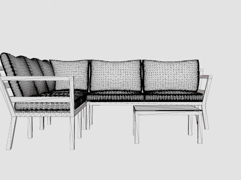 Gothenburg sofa set Modèle 3D