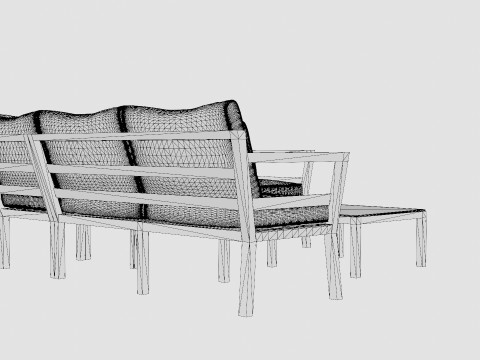 Gothenburg sofa set Modèle 3D