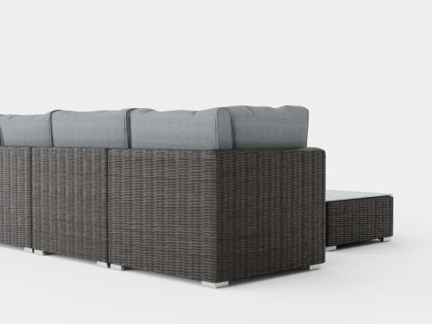 Provence sofa set 3D Model