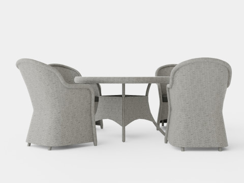 Roma dining set 3D Model