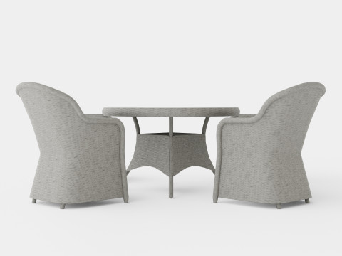 Roma dining set 3D Model