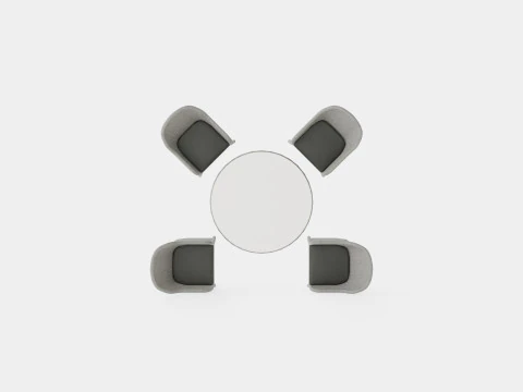 Set da pranzo Roma Modello 3D