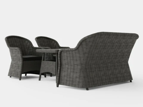 Set divani Roma Modello 3D