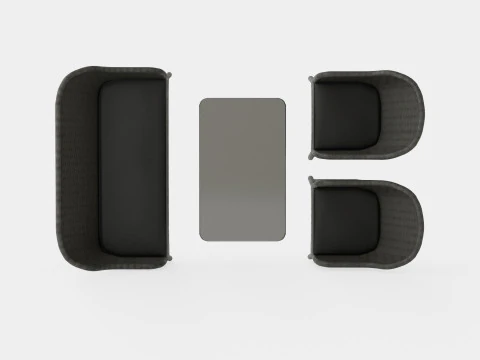 Set divani Roma Modello 3D