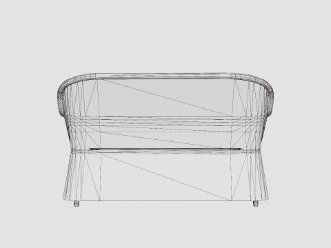 Roma sofa set 3D Model