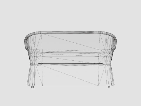 Set divani Roma Modello 3D