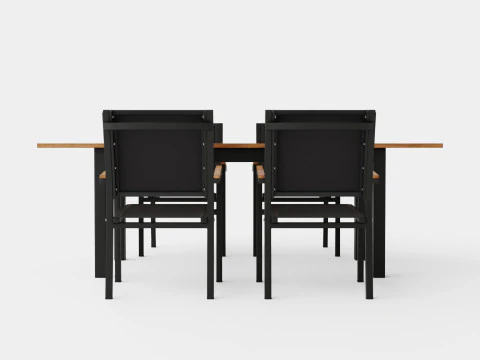 Twin dining set 3D Model