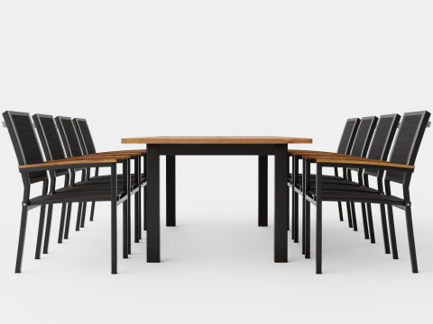 Twin dining set Modelo 3D