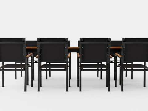 Twin dining set Modelo 3D