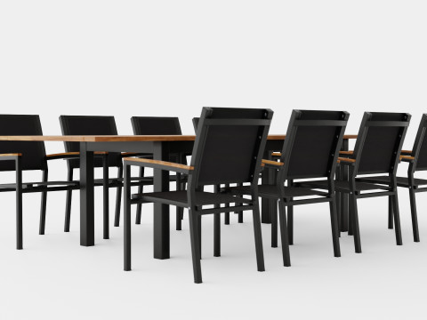 Twin dining set Modelo 3D