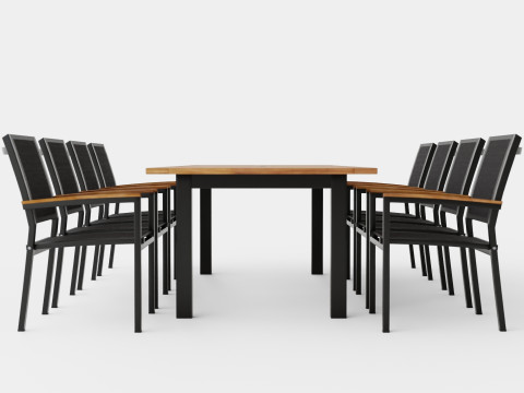 Twin dining set Modelo 3D