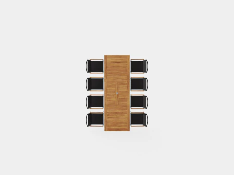 Twin dining set 3D Model