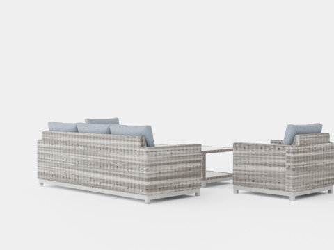 Oxnas sofa set 3D Model