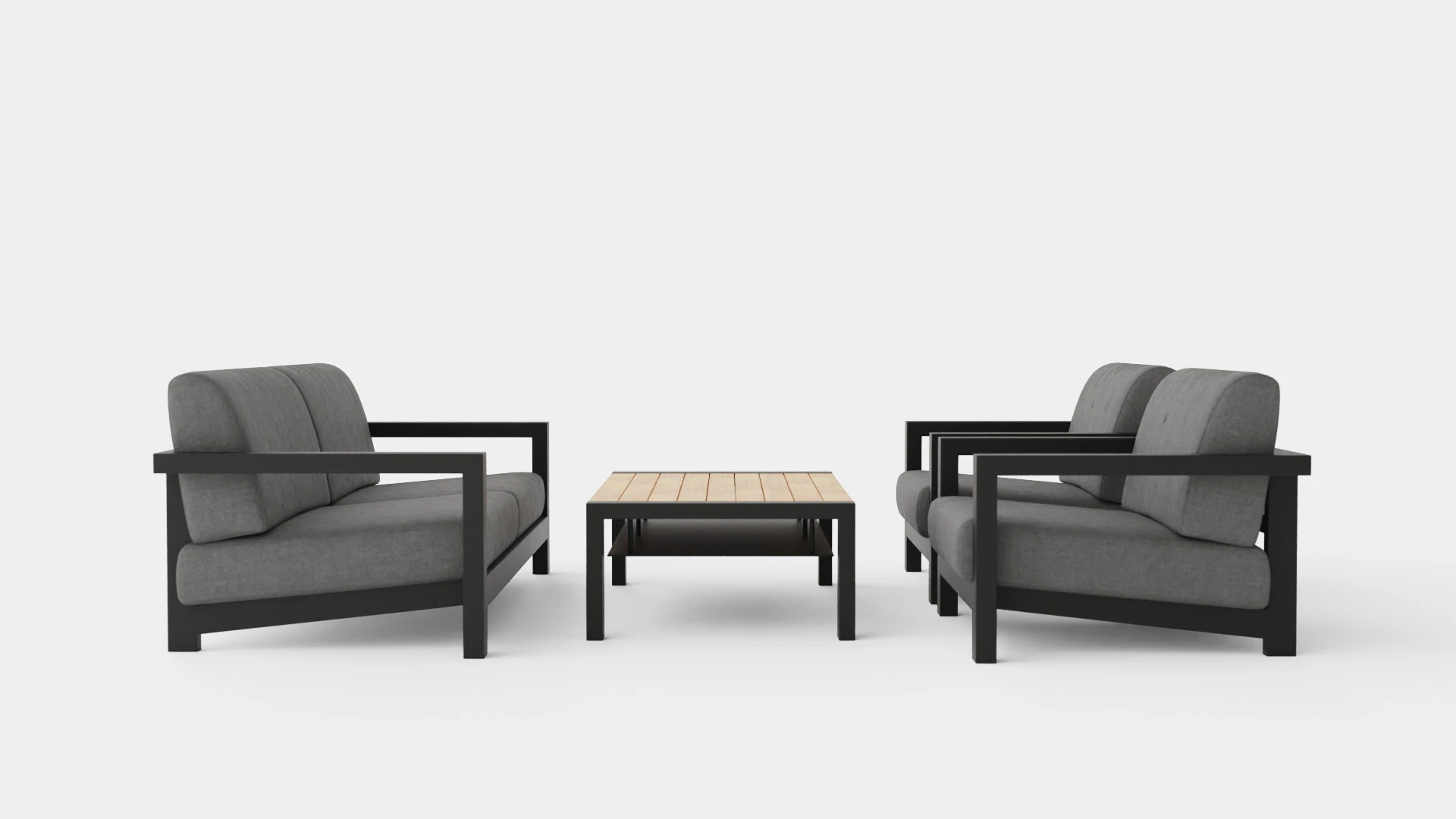 Amesdale sofa set 3D Model .c4d .max .obj .3ds .fbx .stl .blend 