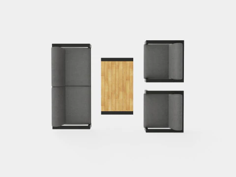 Amesdale sofa set 3D Model