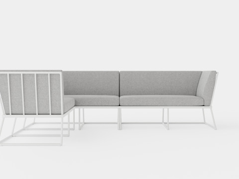 Vence sofa set 3D Model