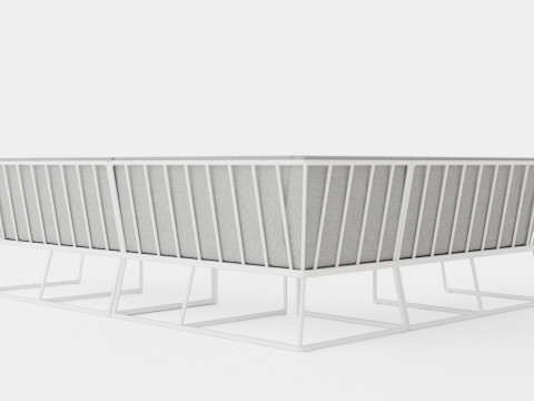 Vence sofa set 3D Model