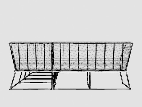 Vence sofa set 3D Model