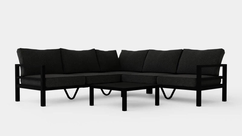 Conjunto de sof&aacute;s Leone Modelo 3D .c4d .max .obj .3ds .fbx .stl .blend 