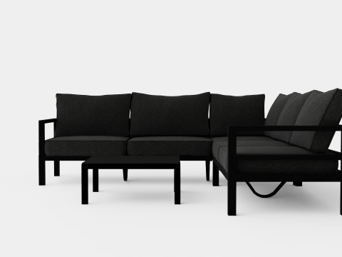 Leone sofa set 3D 模型