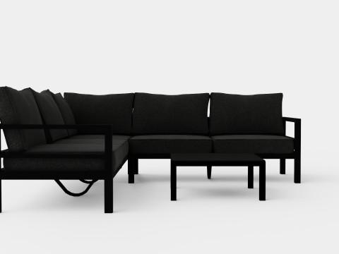Leone sofa set 3D 模型