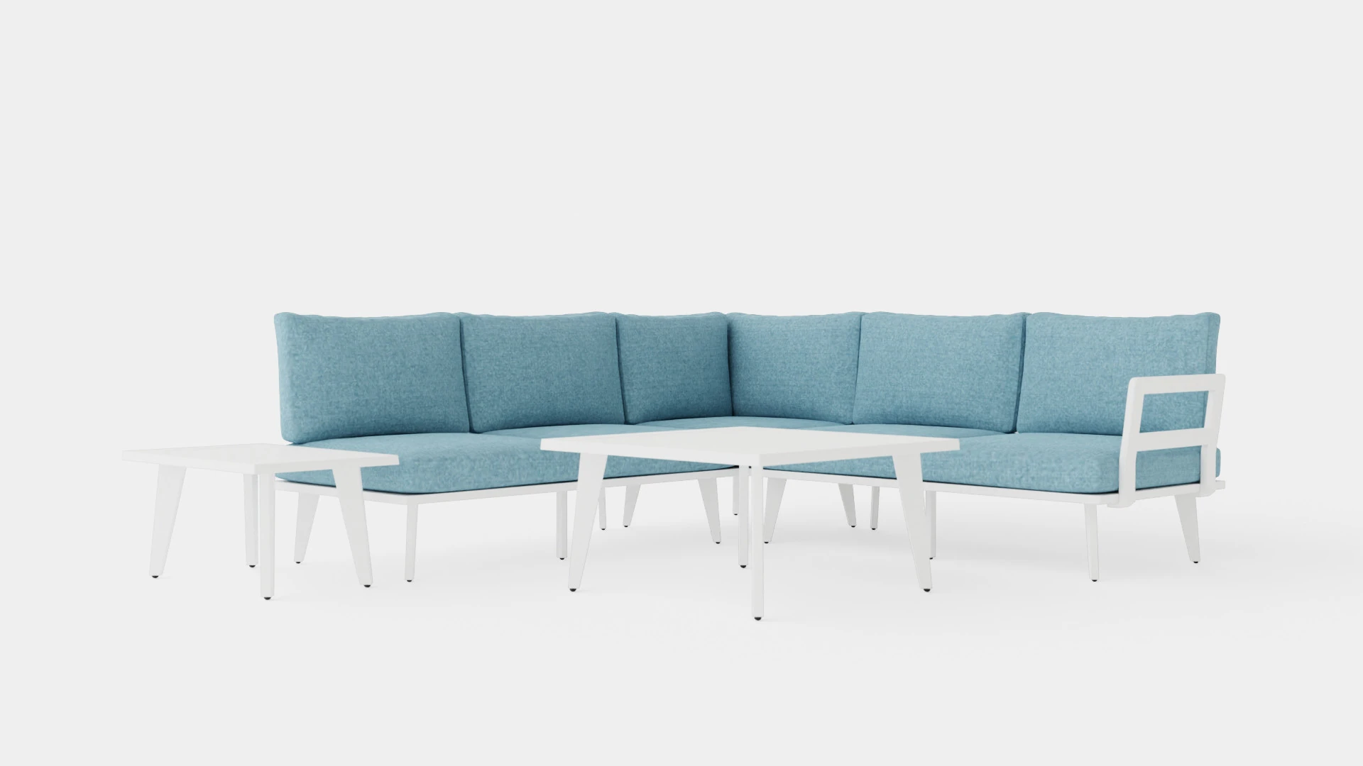 Villac sofa set 3D Model .c4d .max .obj .3ds .fbx .stl .blend 