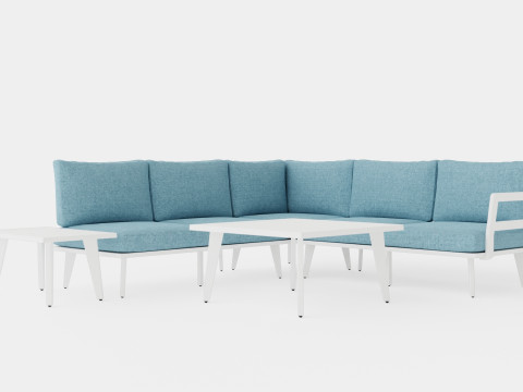Villac sofa set 3D Model