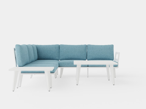 Villac sofa set 3D Model