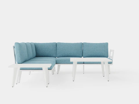 Villac sofa set 3D Model