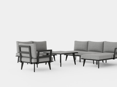 Villac sofa set 3D Model