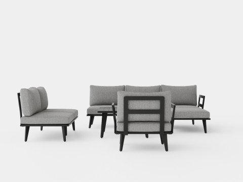 Villac sofa set 3D Model