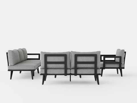 Villac sofa set 3D Model