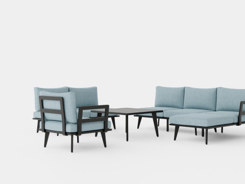 Villac sofa set 3D Model