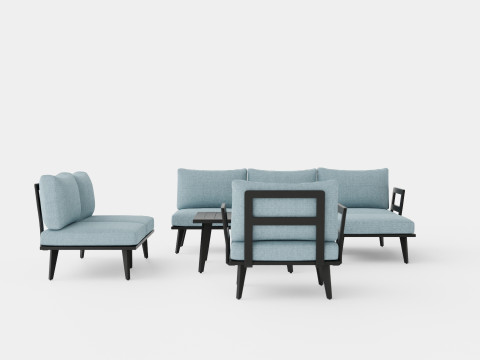 Villac sofa set 3D Model