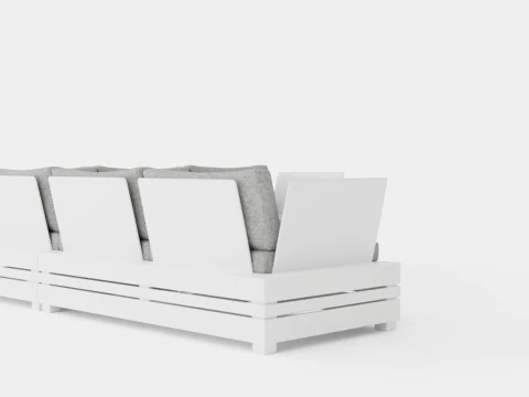 Ambon sofa set 3D Model