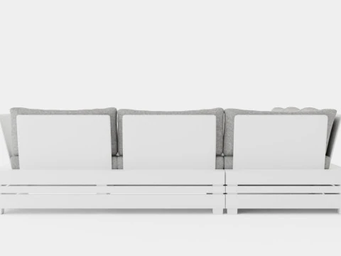 Ambon sofa set 3D Model