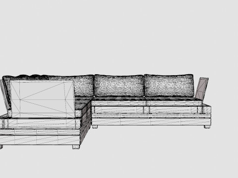 Ambon sofa set Modèle 3D