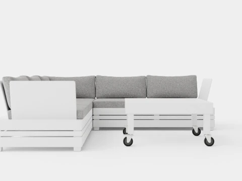 Ensemble canap&eacute; Ambon Modèle 3D